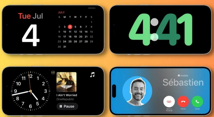 沅江苹果手机维修分享iOS17横屏充电待机显示有什么好处 