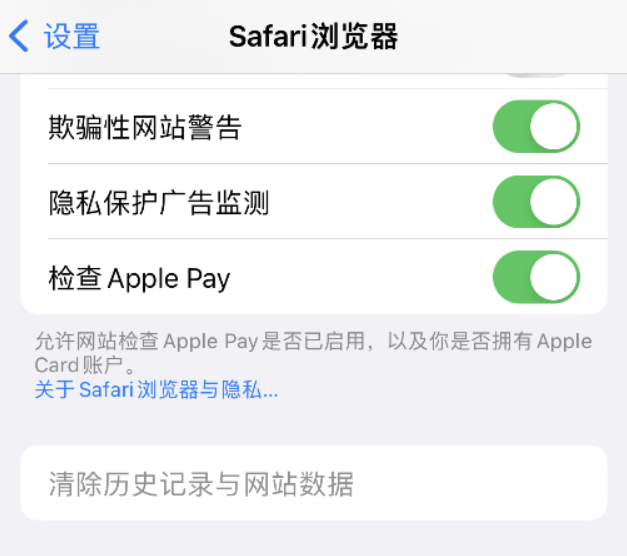沅江苹果手机维修分享Safari 浏览器清除历史记录无法使用怎么办 