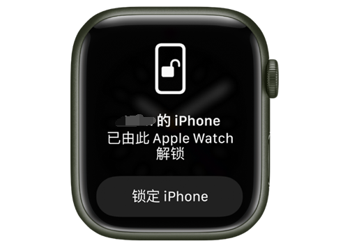 沅江苹果手机维修分享用 AppleWatch 解锁配备面容 ID 的 iPhone方法 